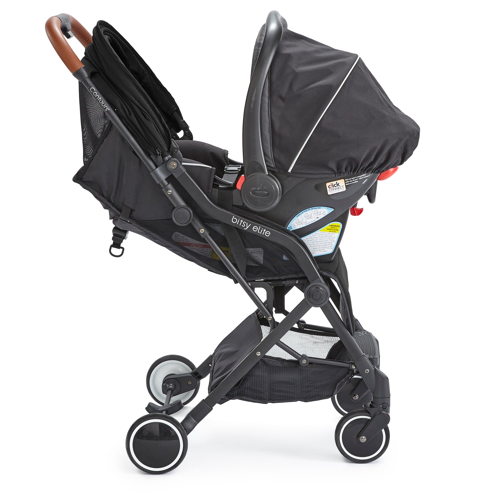 Contours Bitsy Elite Compact Fold Lightweight Stroller for Travel