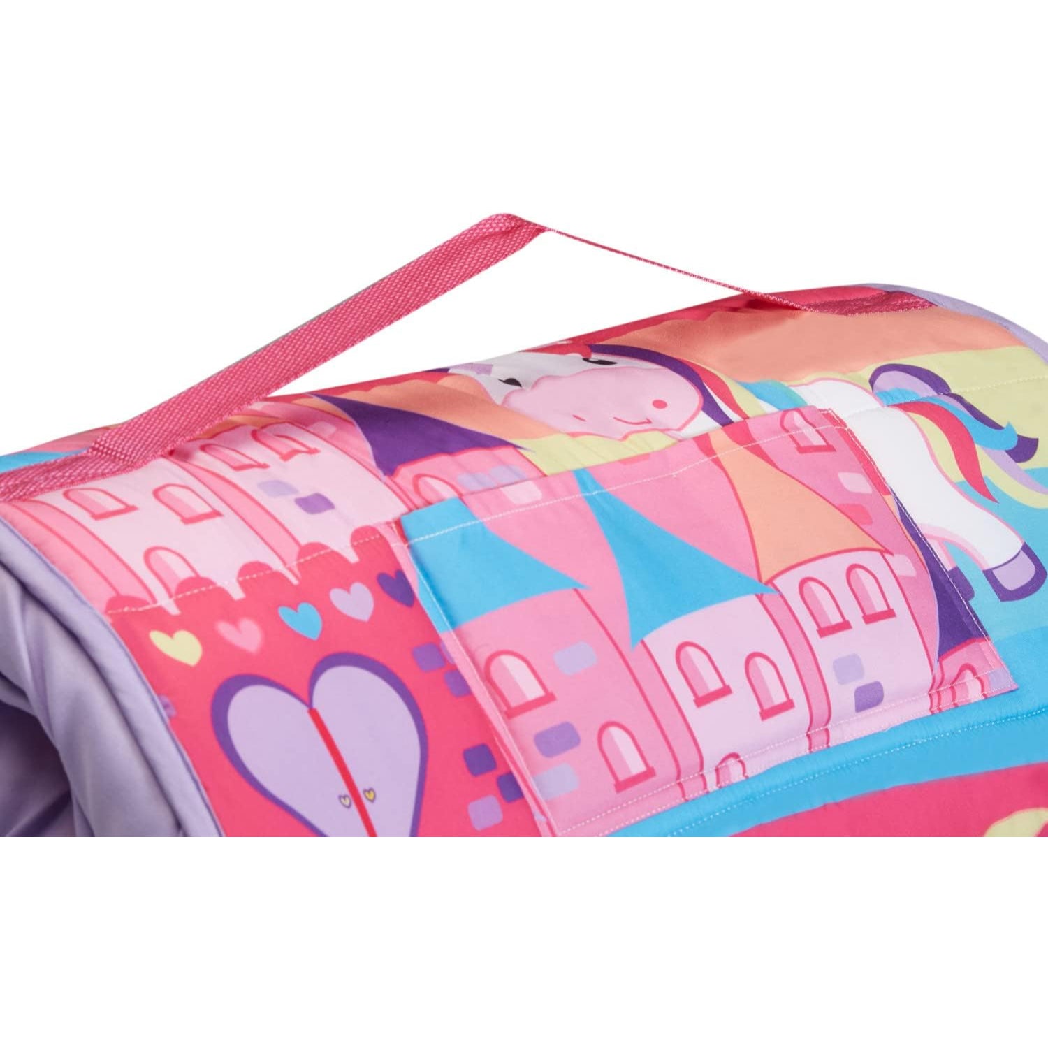 Everyday Kids Unicorn Toddler Nap Mat with Removable Pillow