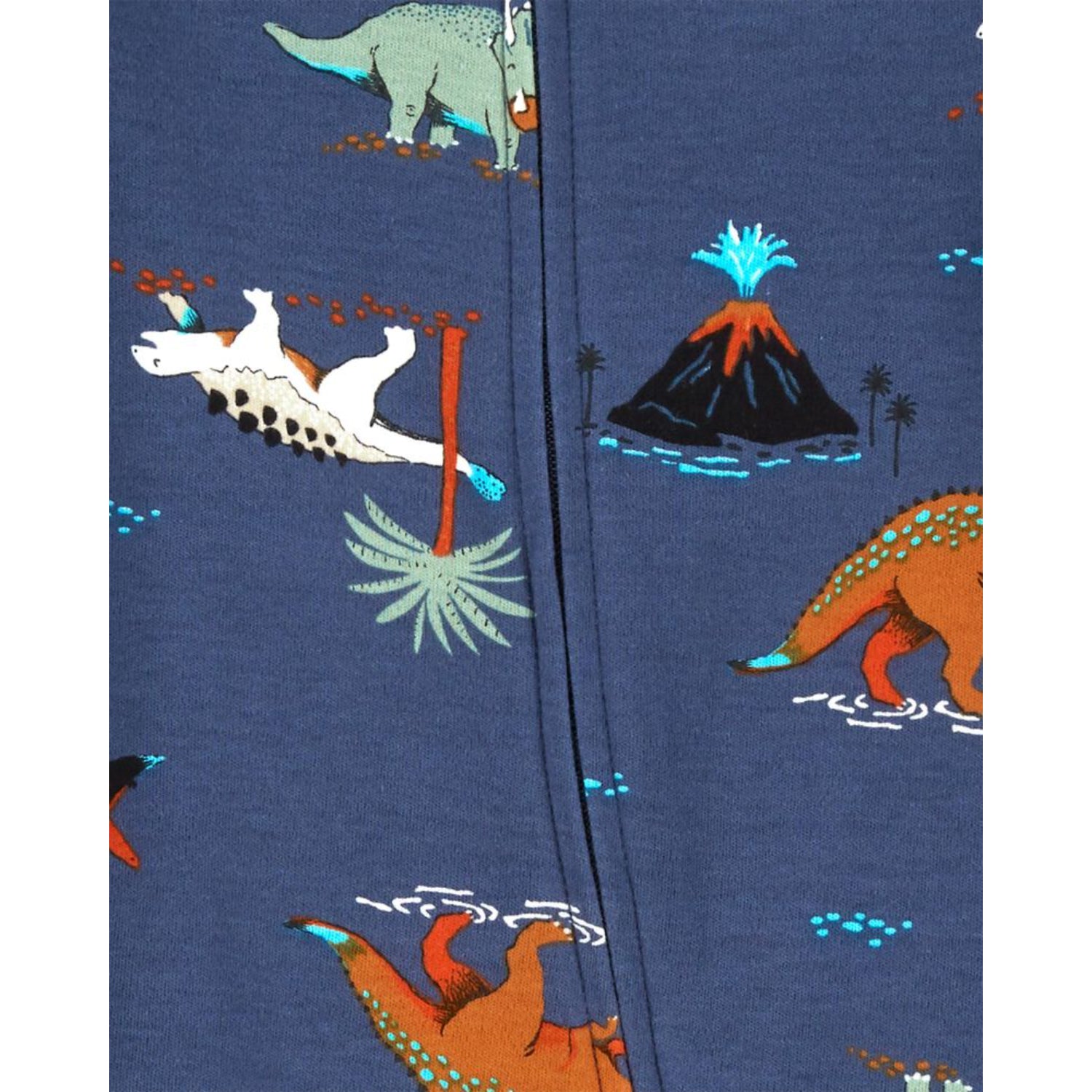 Carters Boys 0-9 Months Dinosaurs 2-Way Zip Cotton Sleep & Play