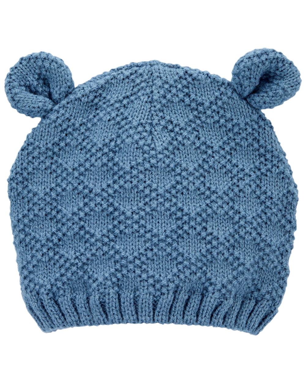 Carters Unisex Baby Bear Cap