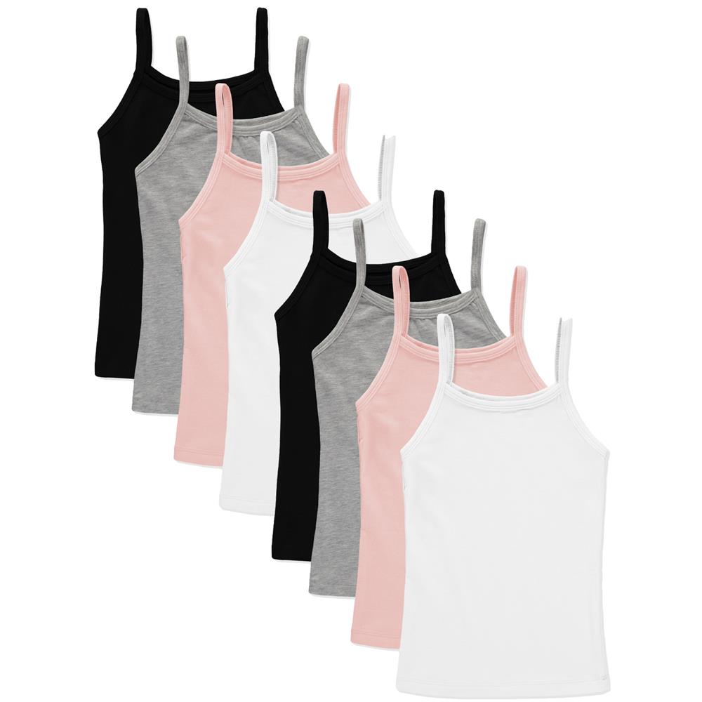 Cyndeelee Girls 4-14 8-Pack Cami