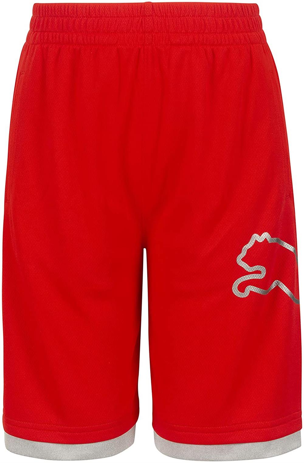 PUMA Boys 4-7 Alpha Pack Mesh Shorts