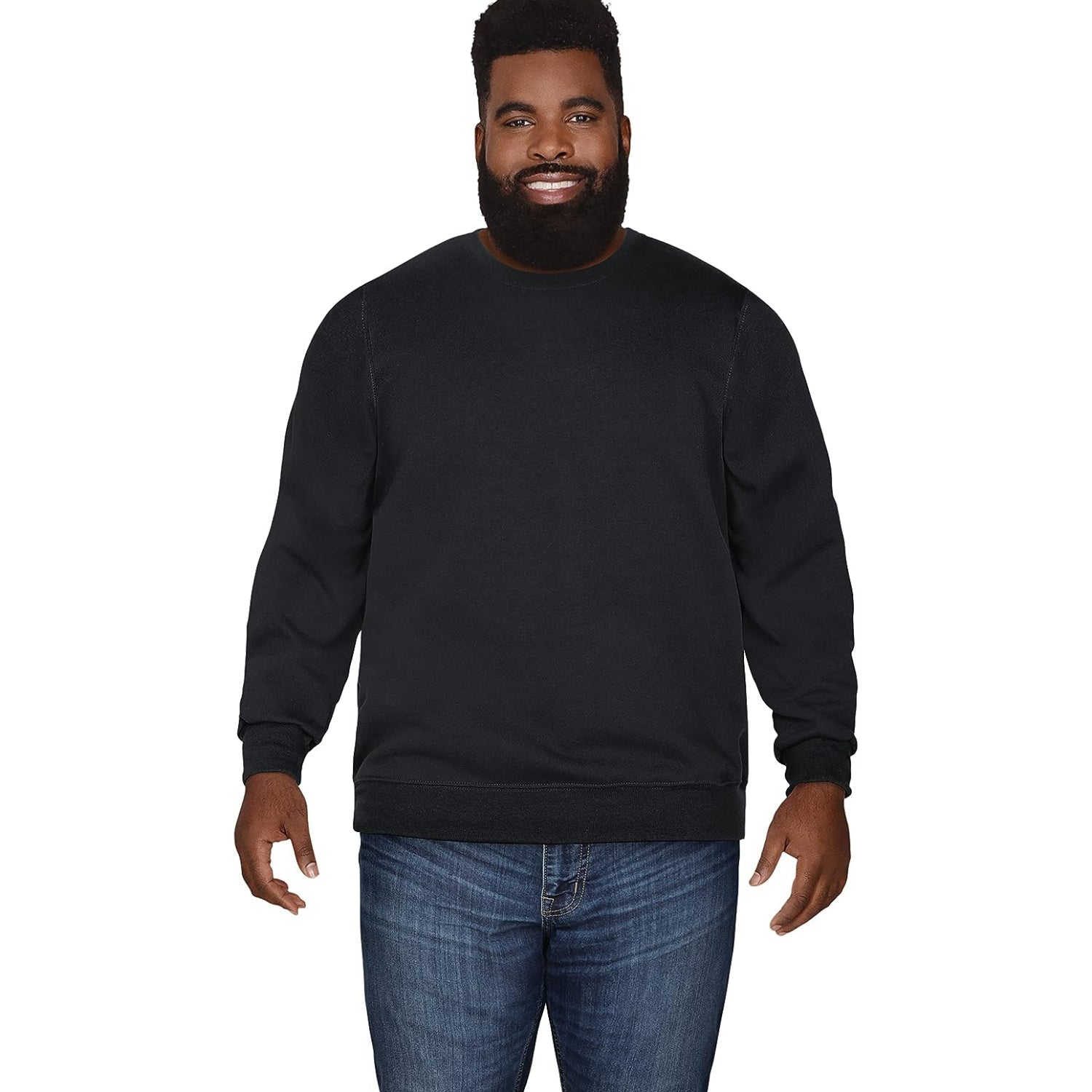 Fruit Of The Loom Mens S-4XL Eversoft Fleece Crewneck Sweatshirt