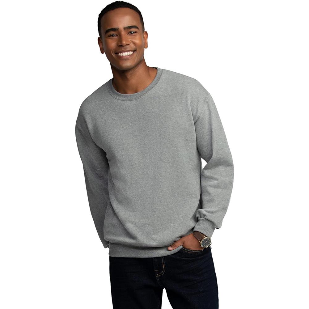 Fruit Of The Loom Mens S-4XL Eversoft Fleece Crewneck Sweatshirt