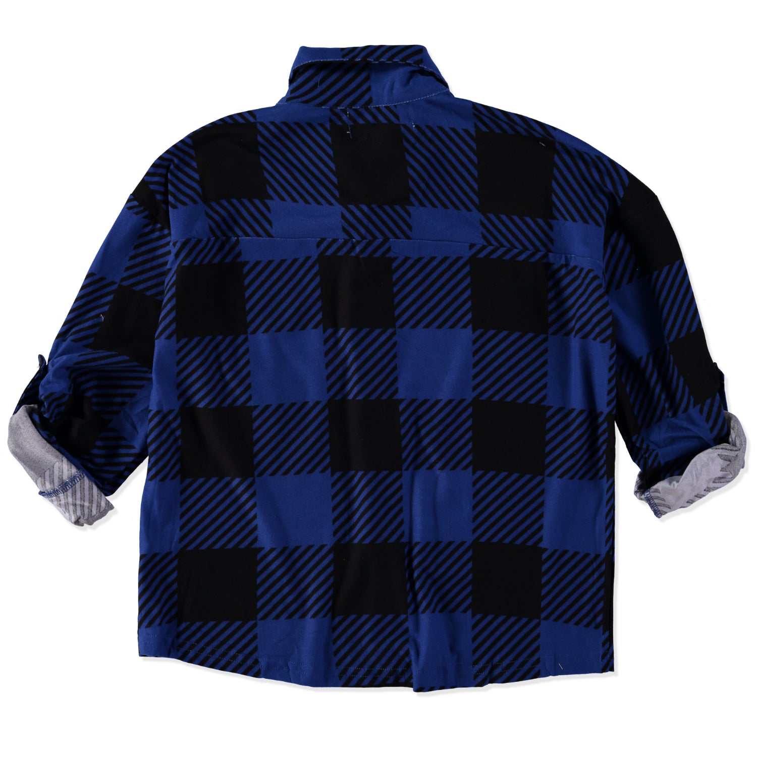 Jolie & Joy Girls 7-16 Plaid Roll Sleeve Button Up Shirt