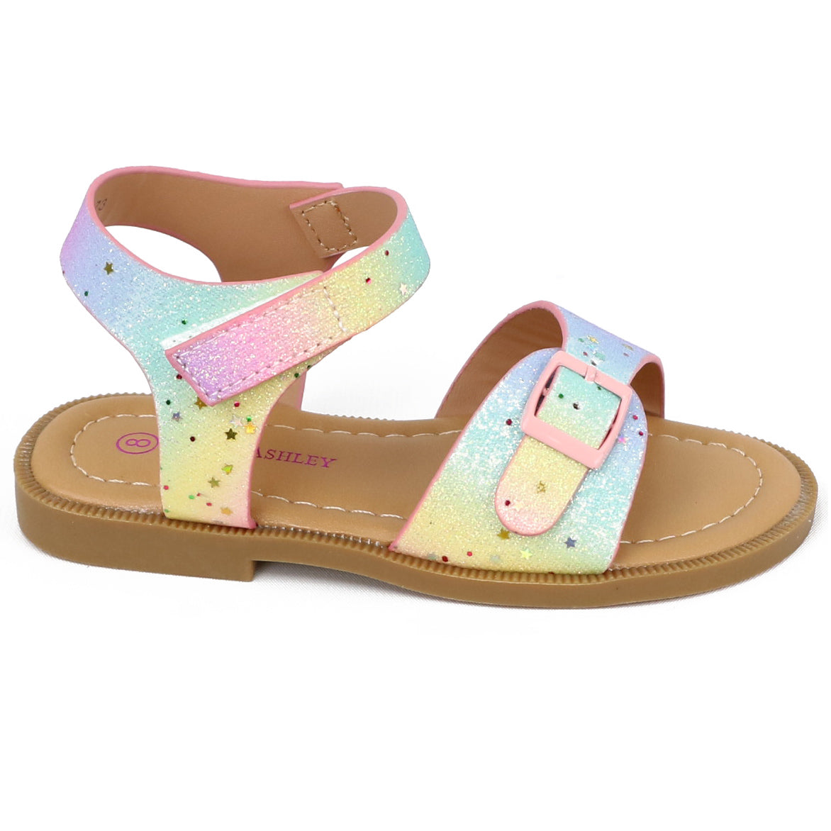 Laura Ashley Toddler Girls 5-10 Tie Dye Buckle Strap Sandal