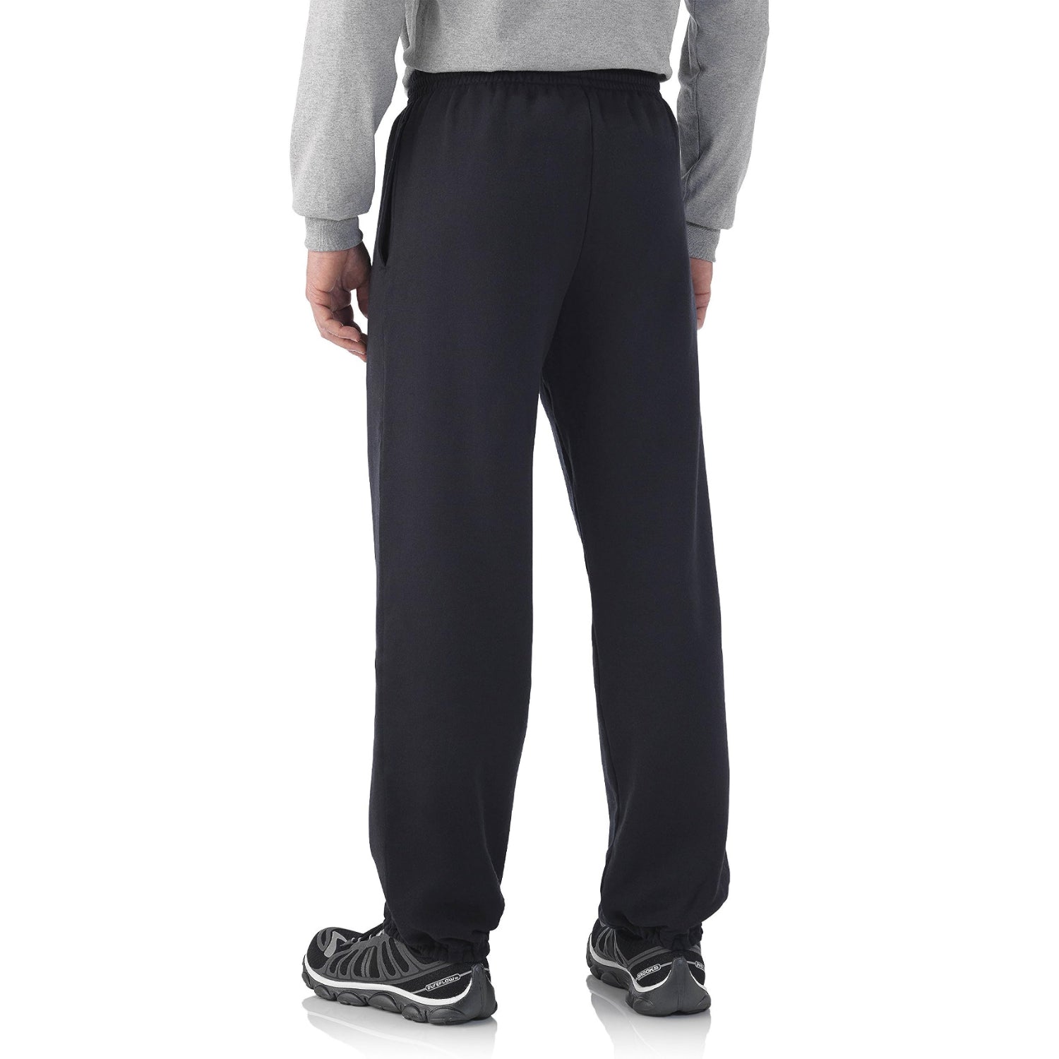 Fruit Of The Loom Mens S-XL Elastic Bottom Fleece Jogger Sweatpant