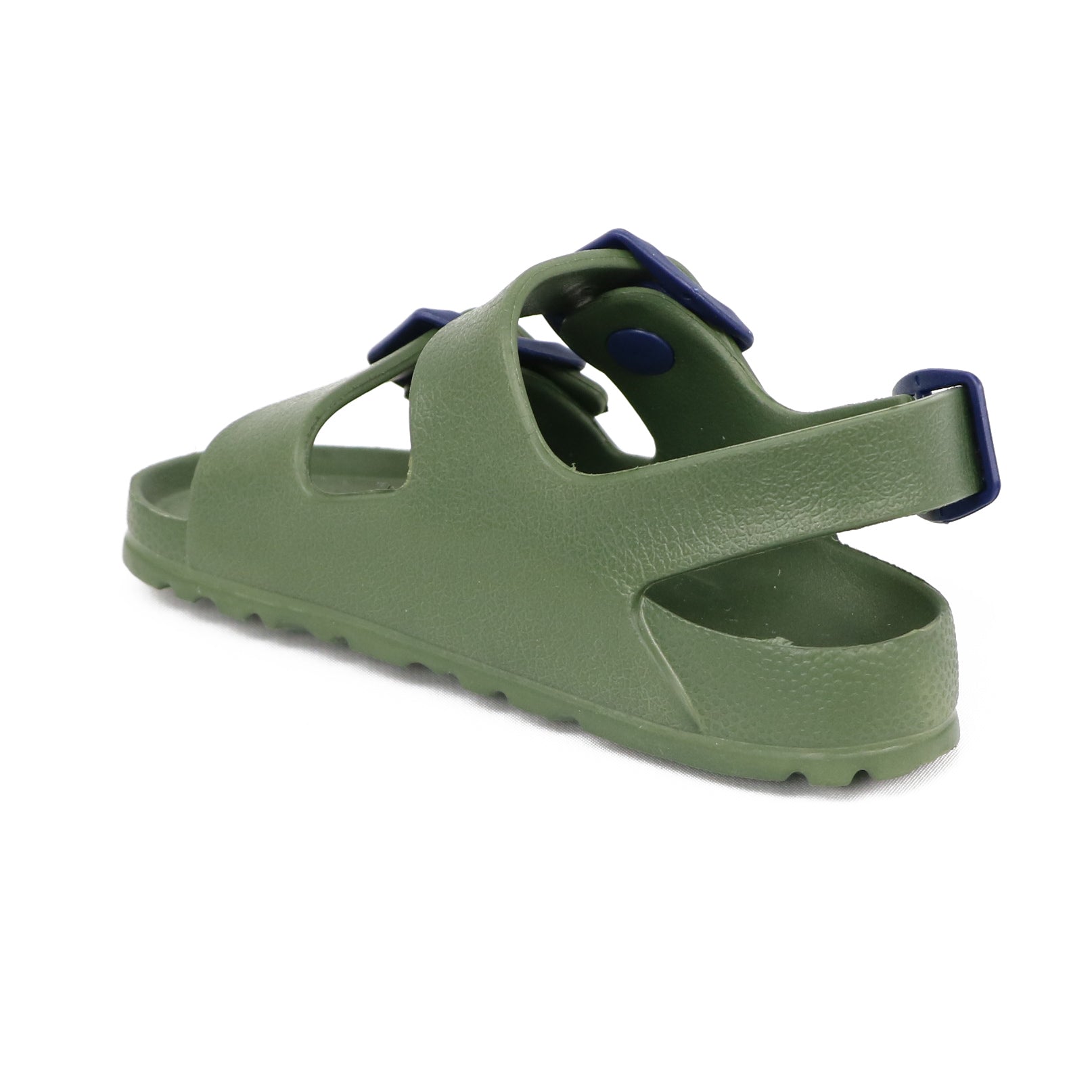 First Steps By Stepping Stones Baby and Infant Boy Sizes 7-10 Olive Buckle Sandal