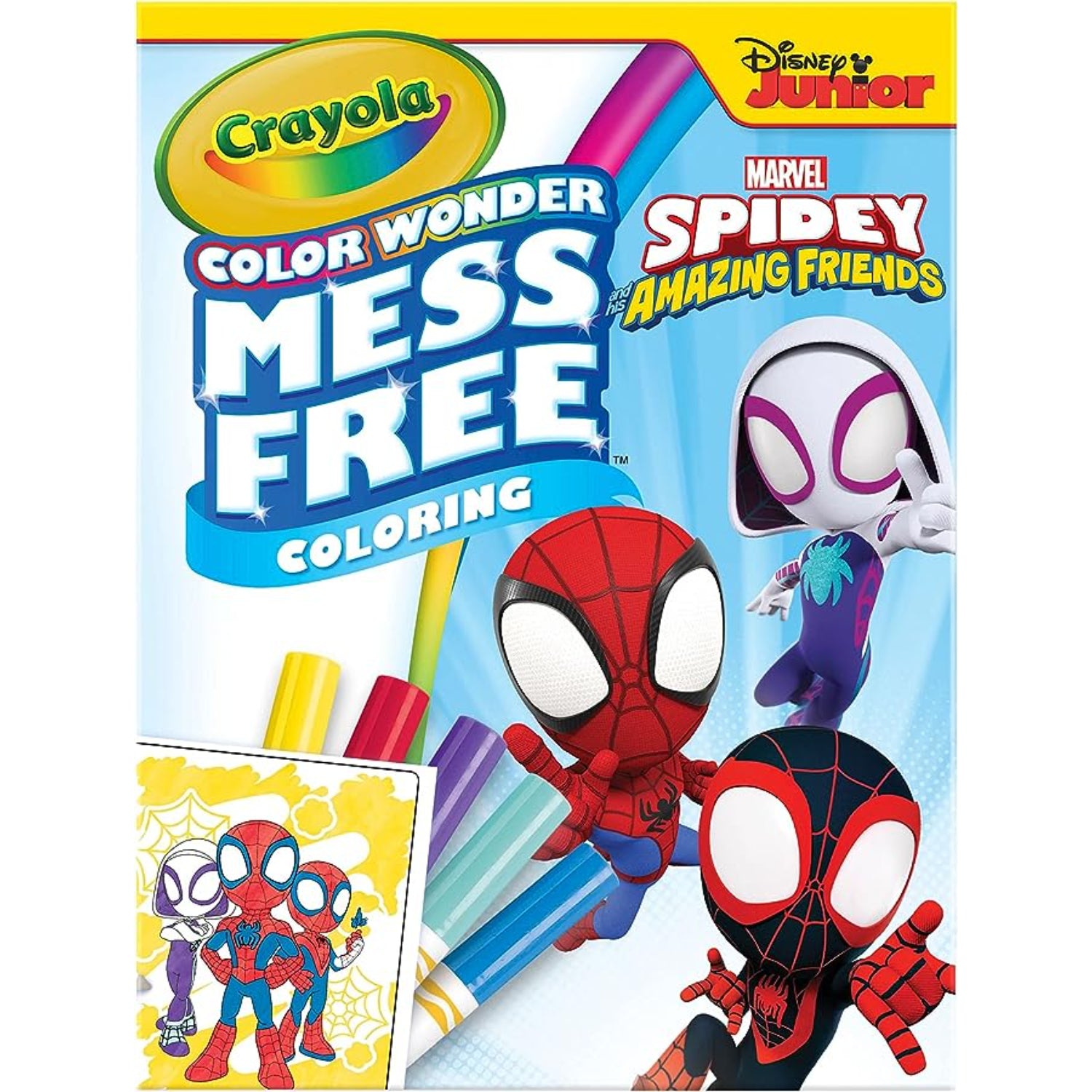 Crayola Color Wonder, Spiderman Coloring Pages & Mess Free Markers