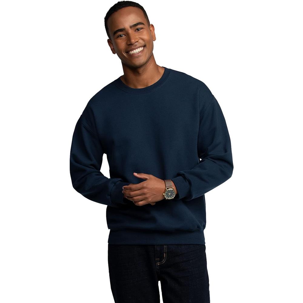 Fruit Of The Loom Mens S-4XL Eversoft Fleece Crewneck Sweatshirt