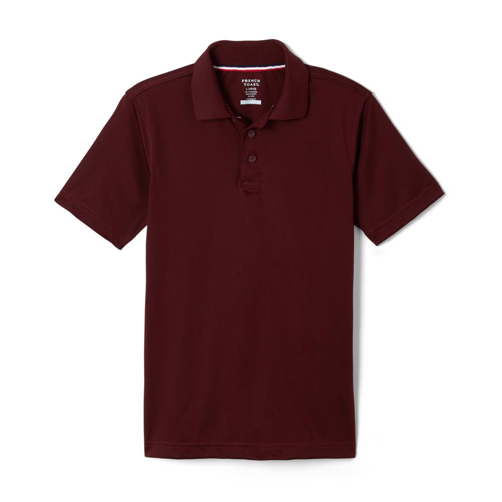 French Toast Mens Short Sleeve Performance Polo