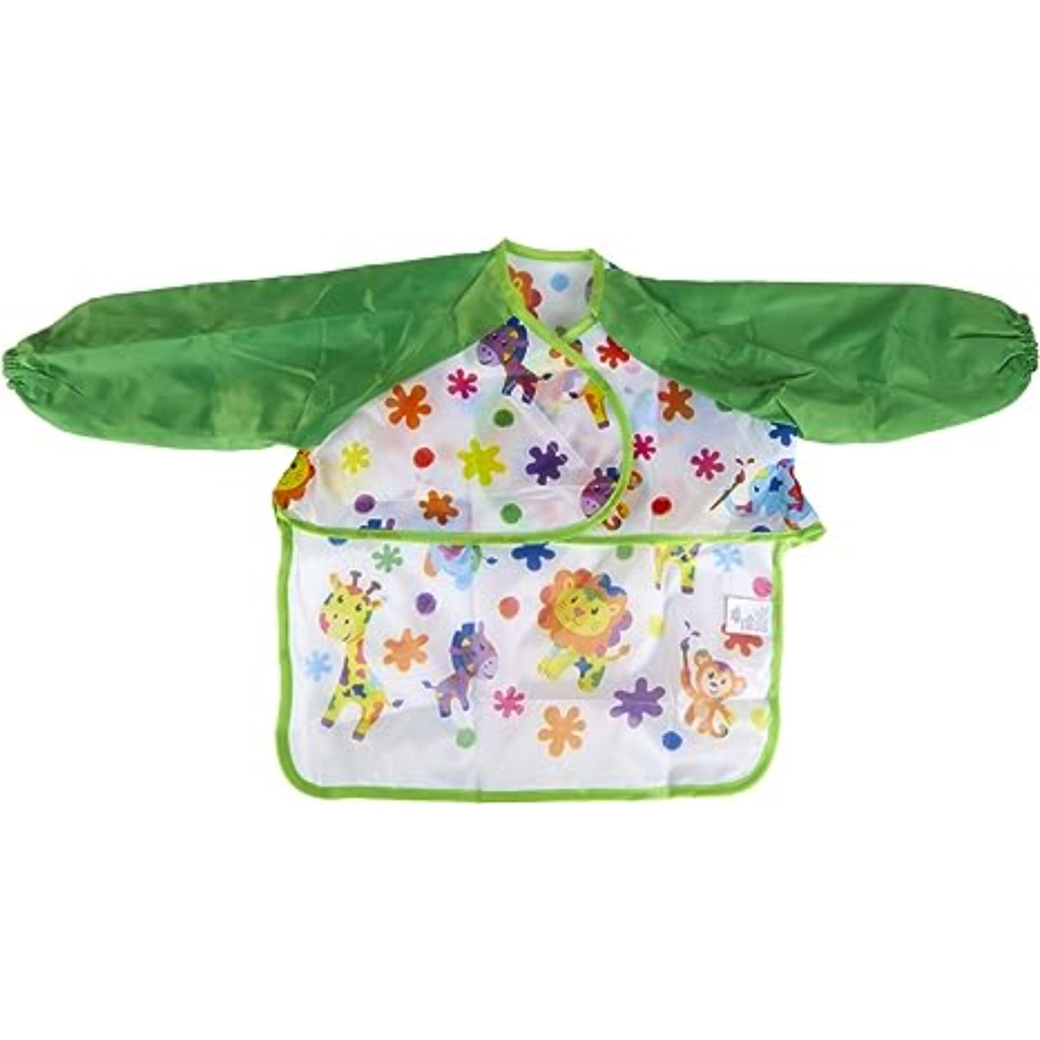 Crayola Art Smock for Toddlers, Small Waterproof Bib, Best Fit for Age 1