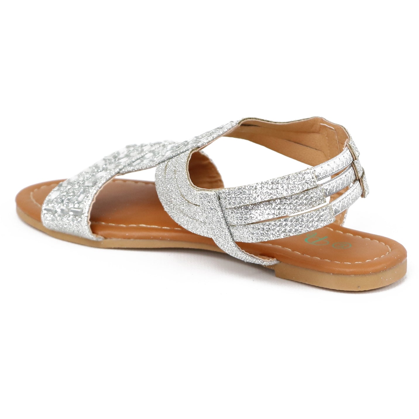 Petalia Girls Sizes 11-4 Gladiator Gem Sandal