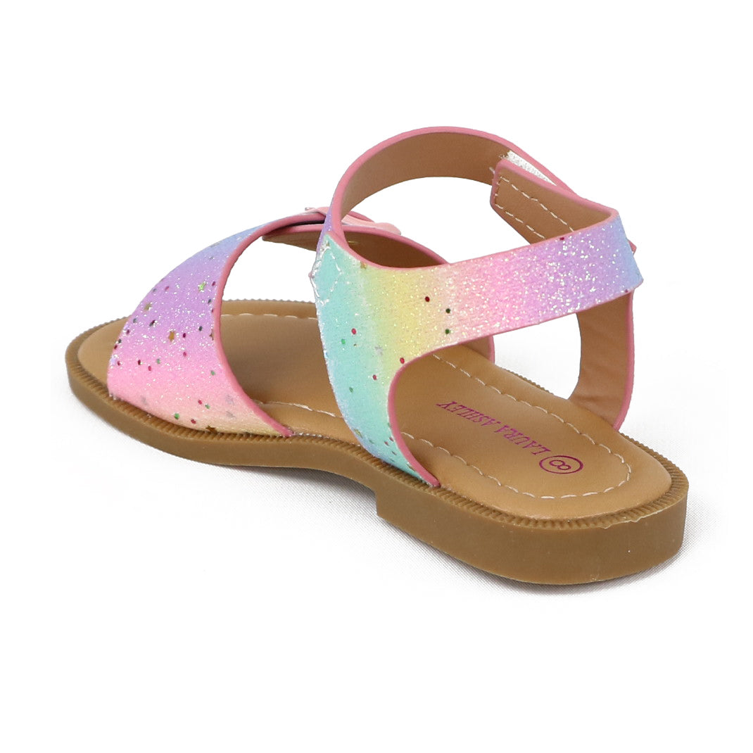 Laura Ashley Toddler Girls 5-10 Tie Dye Buckle Strap Sandal