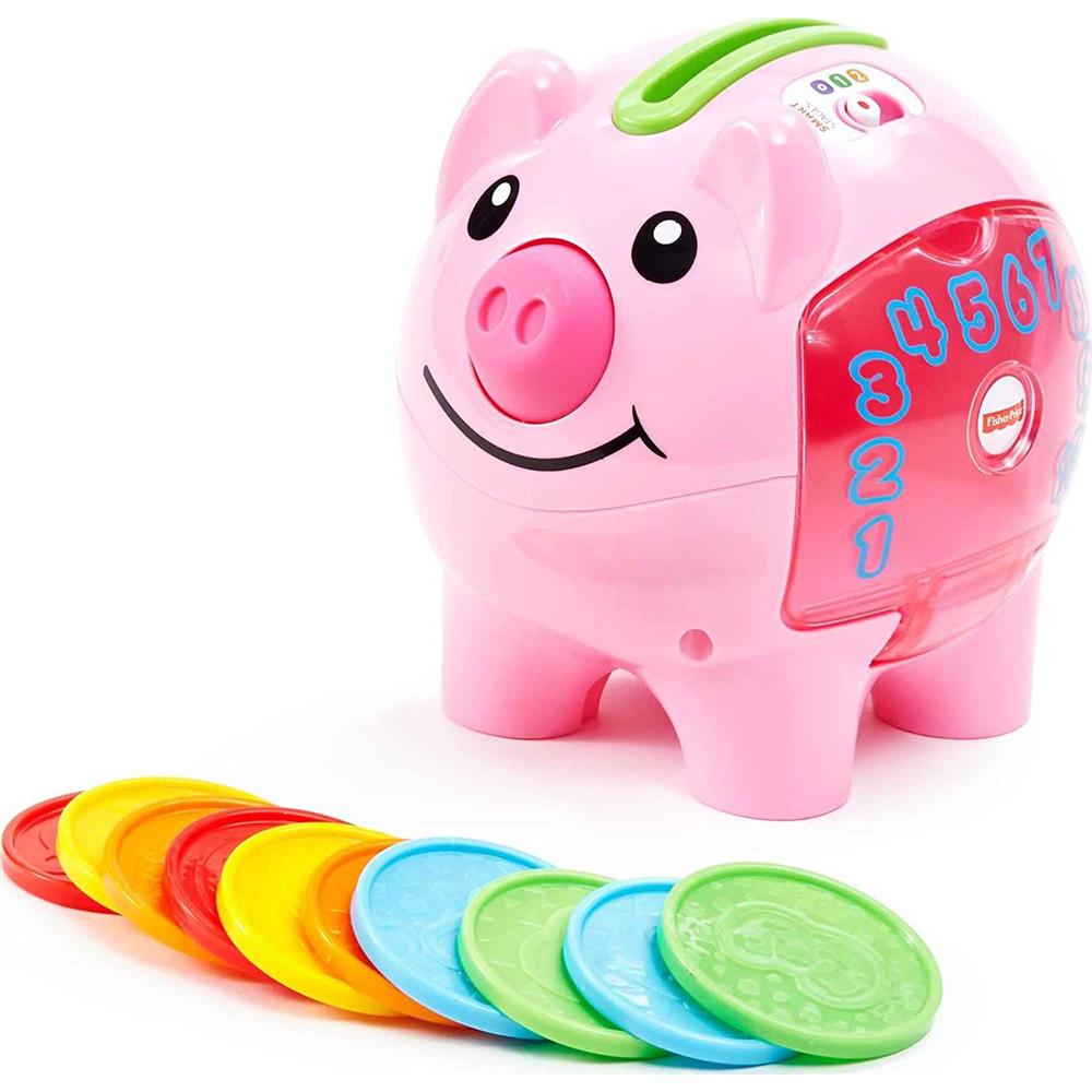 Fisher Price Laugh & Learn Baby Learning Toy Smart Stages Piggy Bank