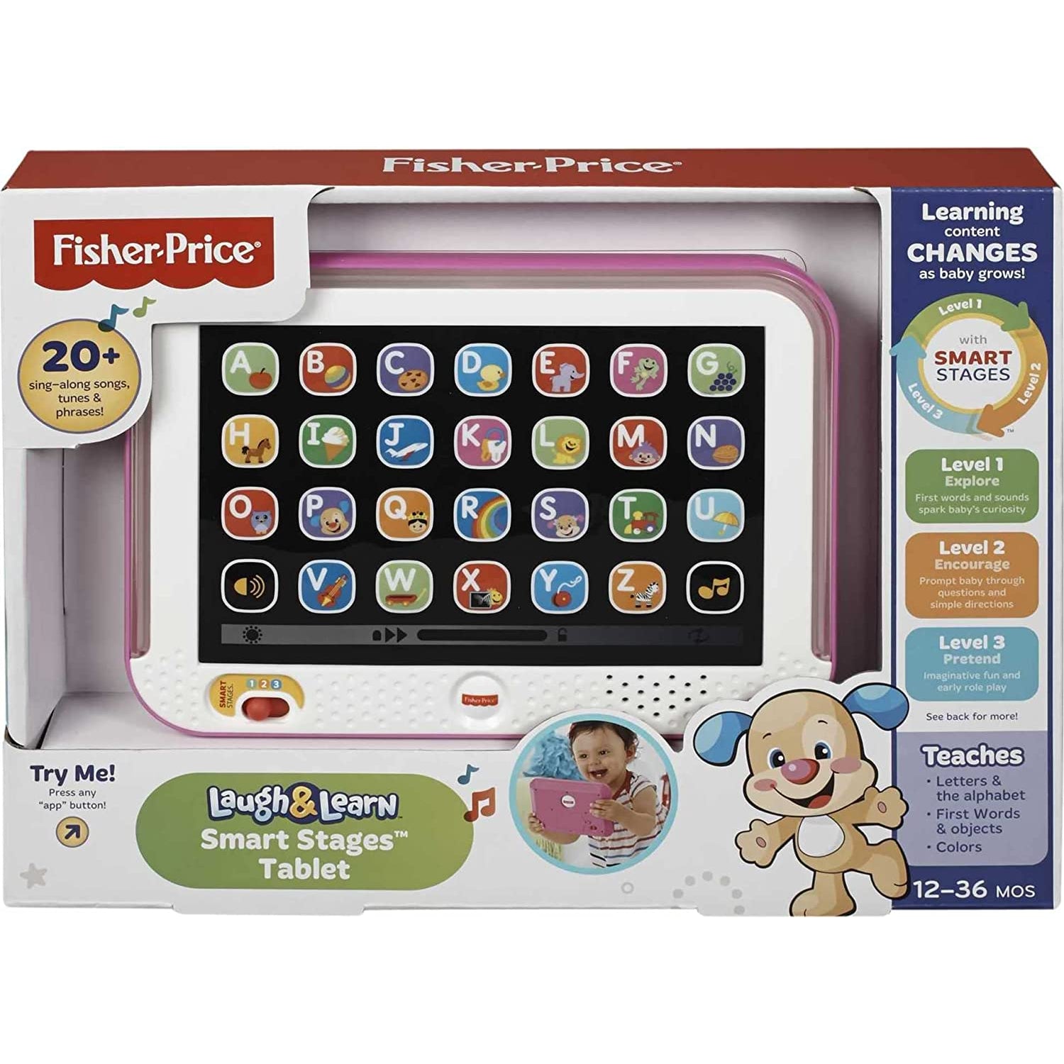 Fisher Price Laugh & Learn Smart Stages Tablet Assortmen