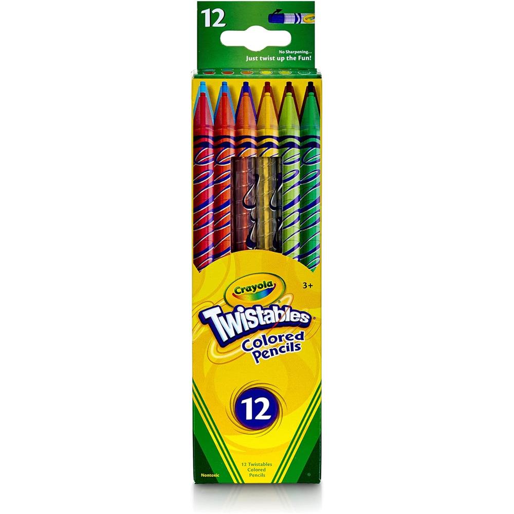 Crayola Twistables Colored Pencils, Gift for Kids, 12ct