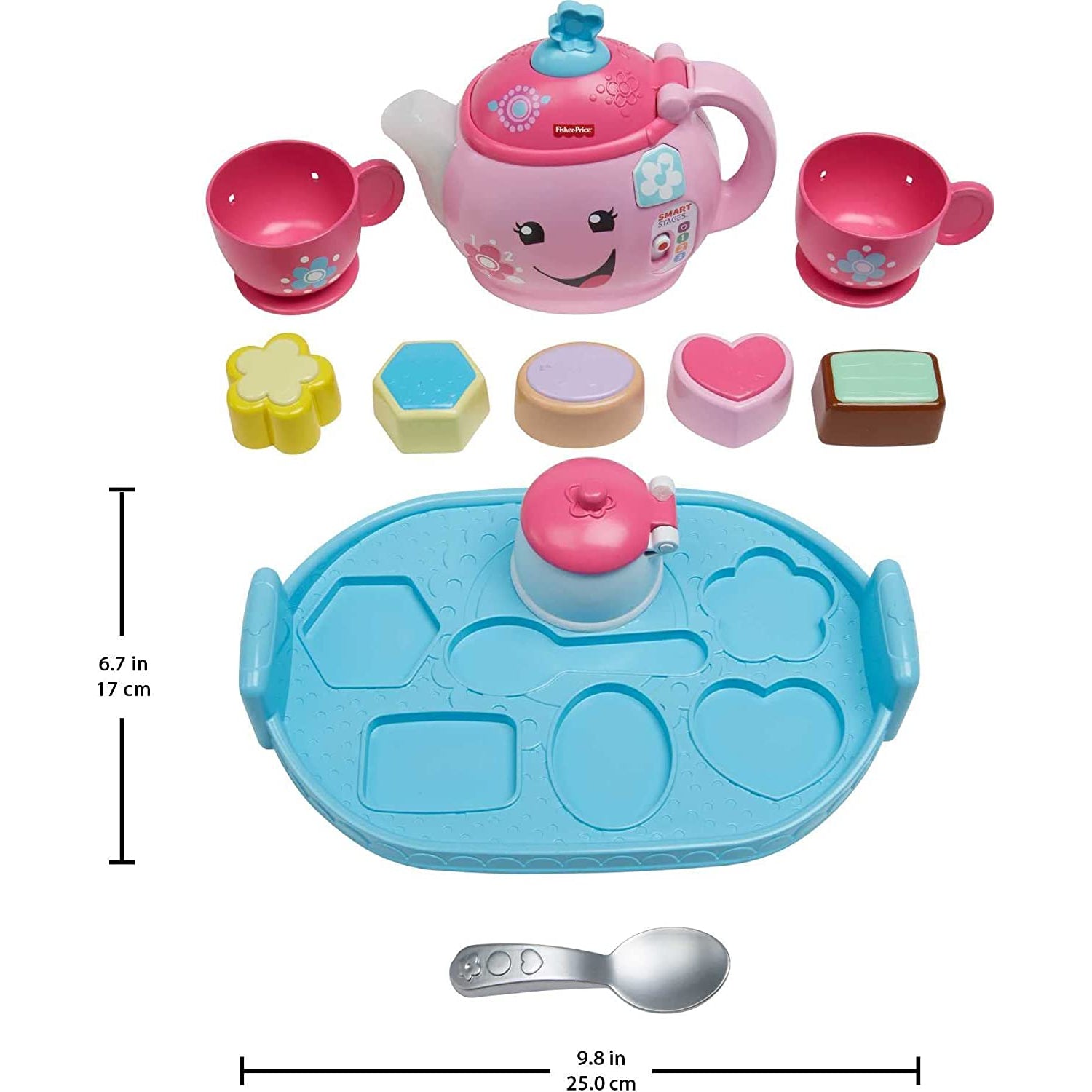 Fisher Price Laugh & Learn Toddler Learning Toy Sweet Manners Tea Set