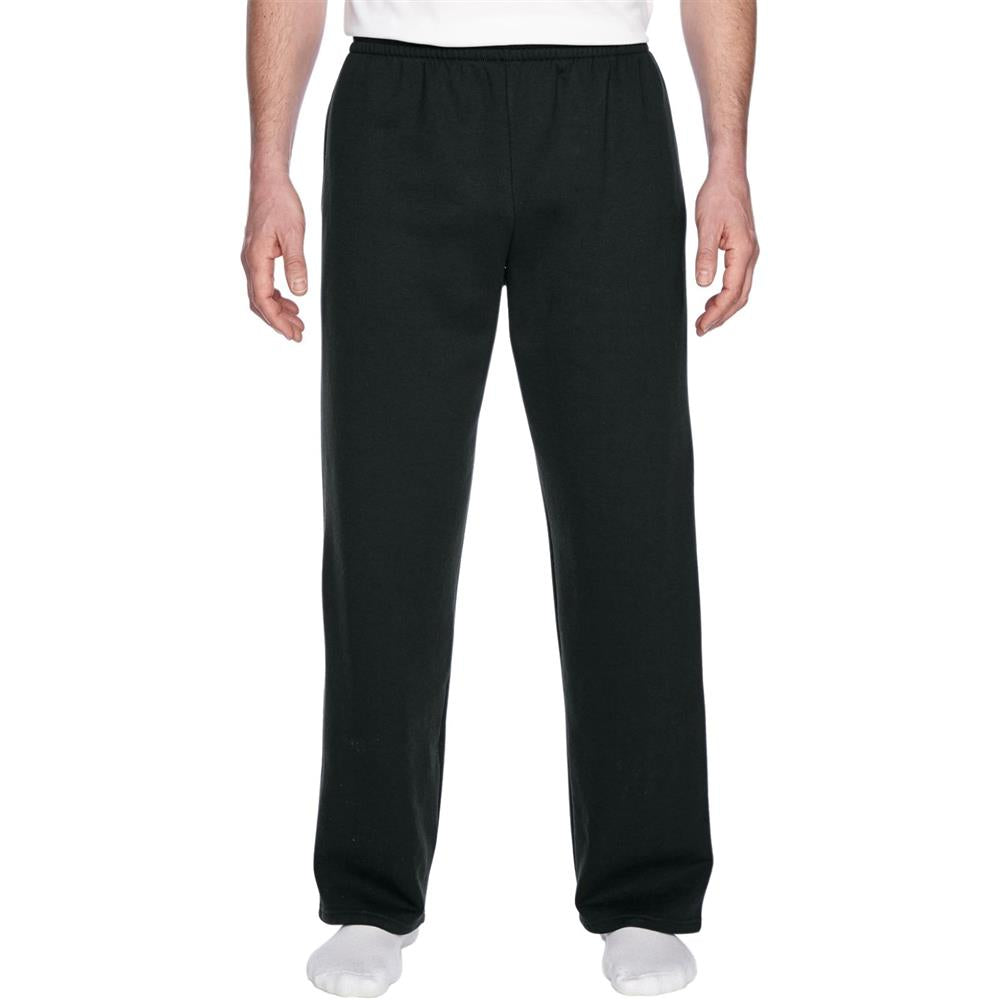 Fruit Of The Loom Mens S-4XL Fleece Open Bottom Sweatpants