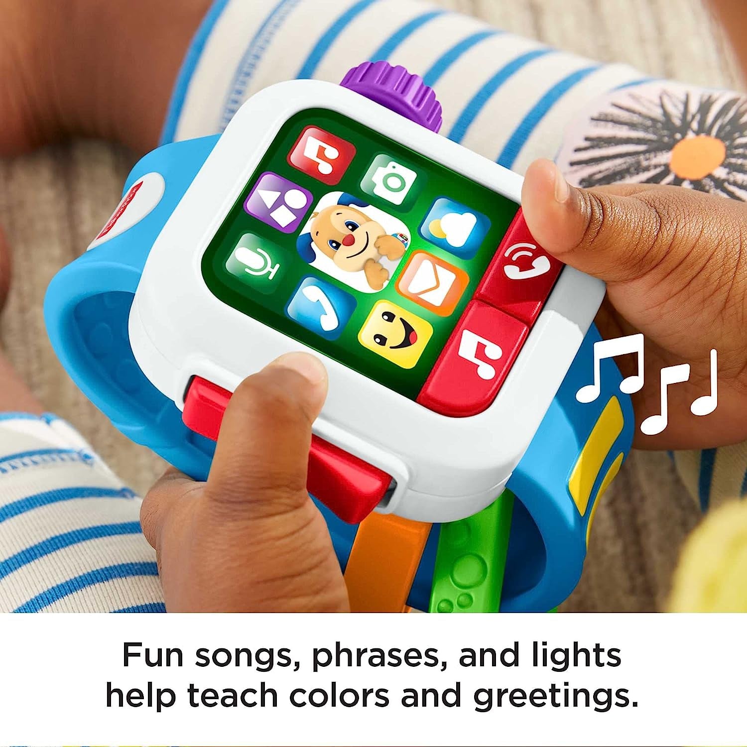 Fisher-Price Laugh & Learn Baby To Toddler Toy Time To Learn Smartwatch