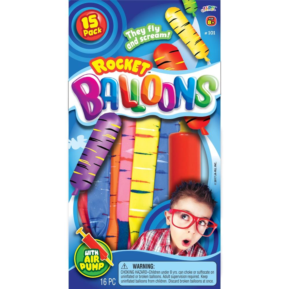 Ja-Ru Rocket Balloons 15-Pack