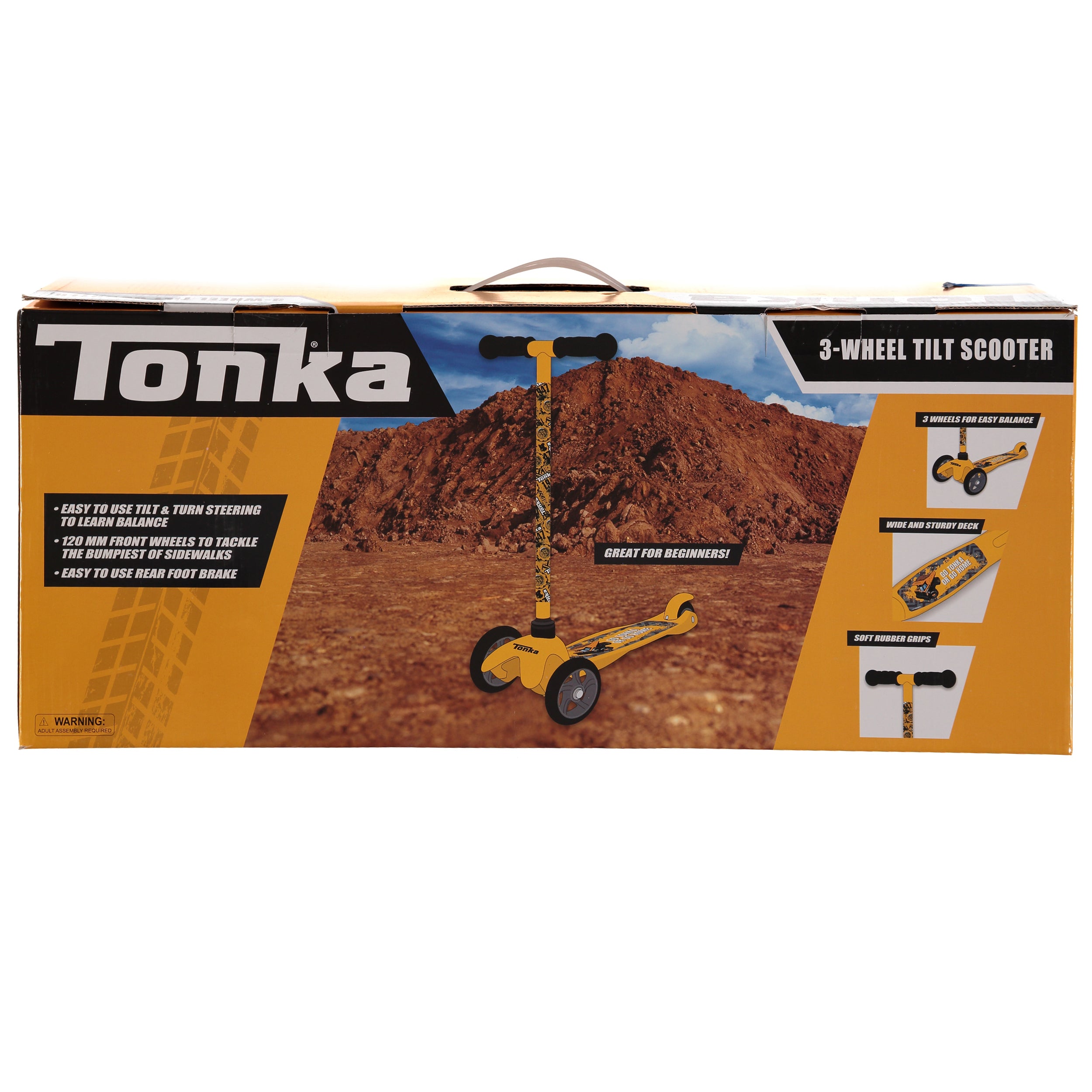 Hasbro Tonka 3-Wheel Tilt Scooter