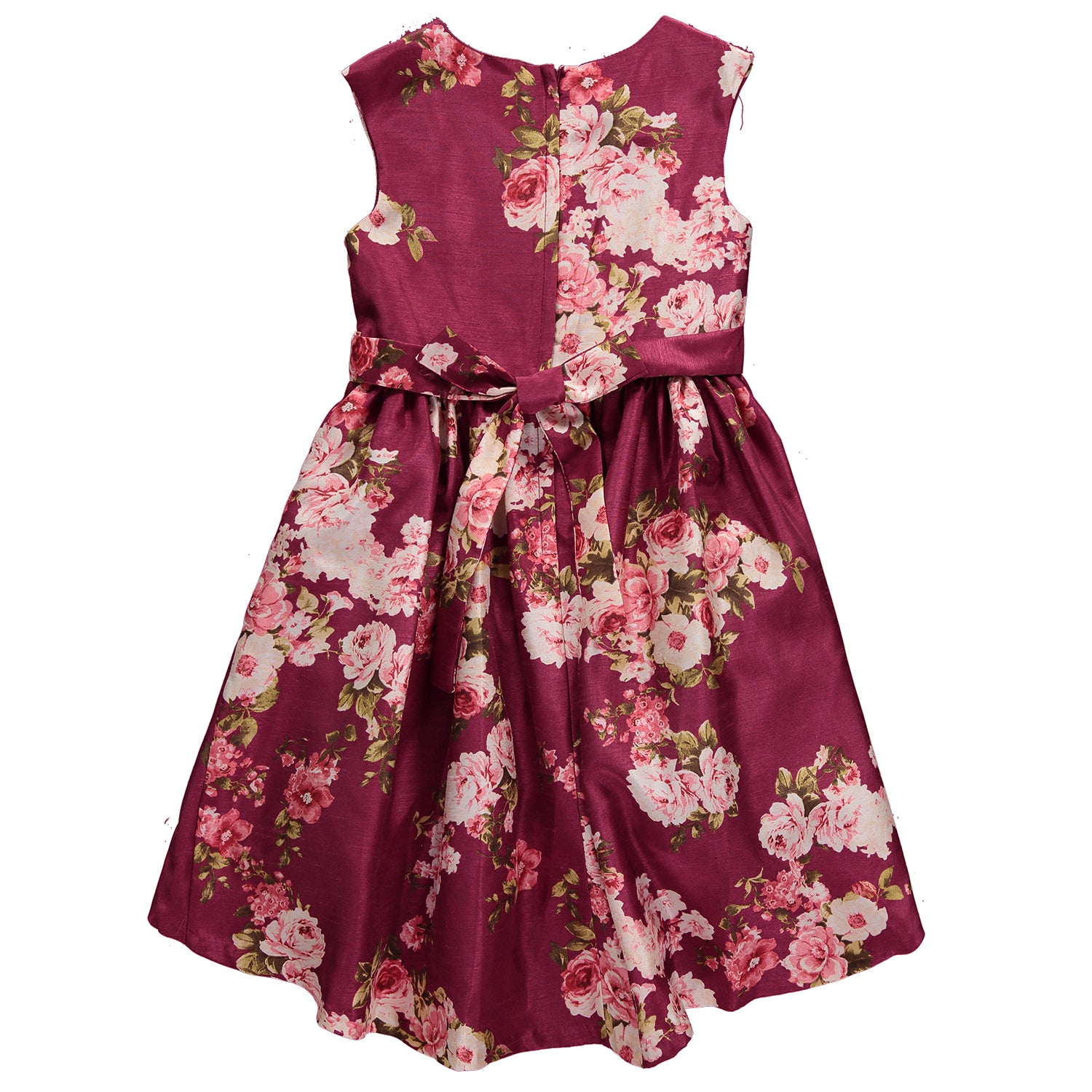 Bonnie Jean Girls 7-16 Floral Mikado Bow Dress