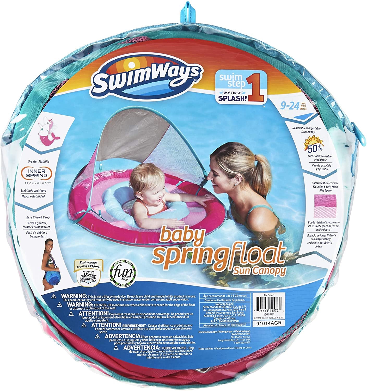 Swimways Baby Float with Canopy