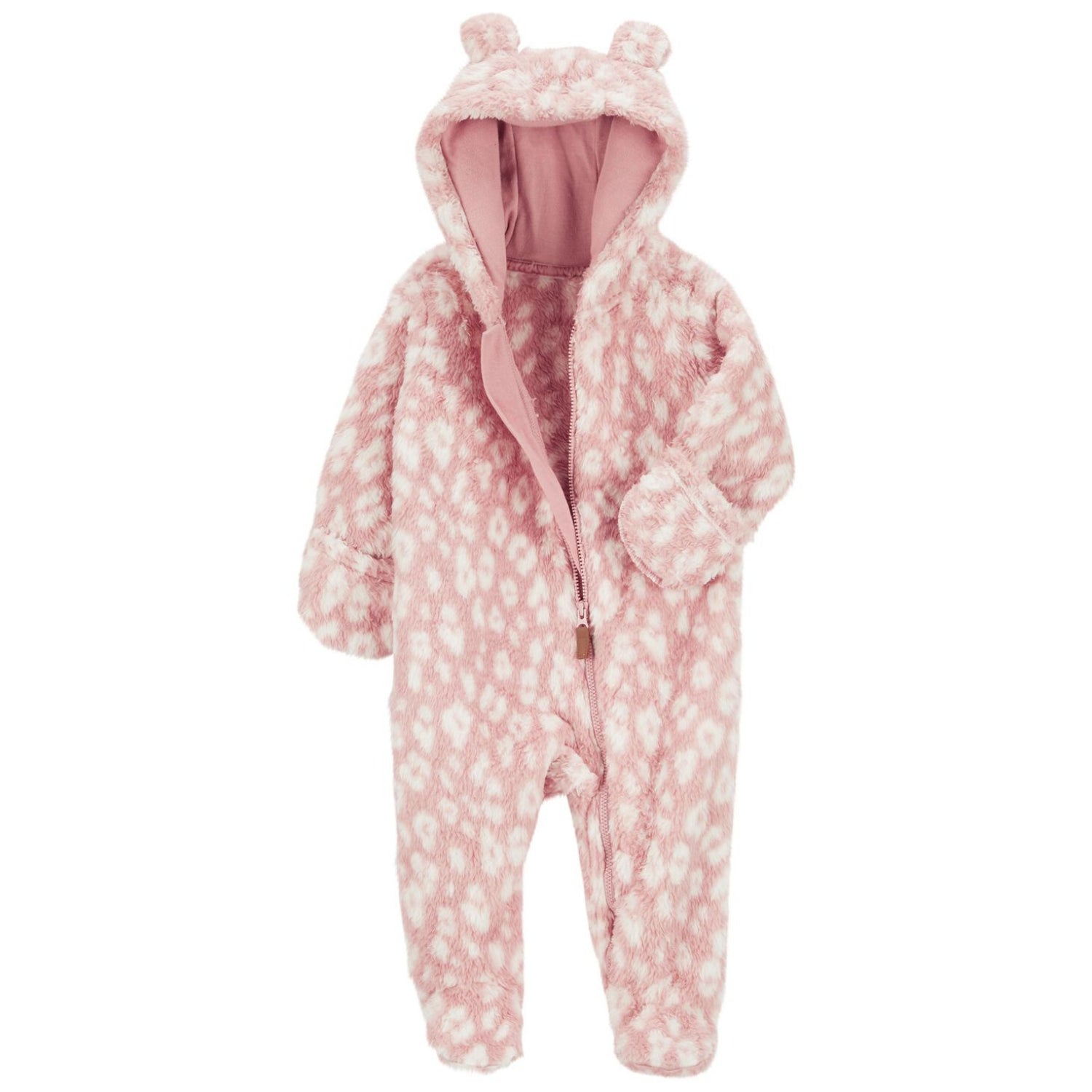 Carters Girls 0-24 Months Hooded Leopard Pram