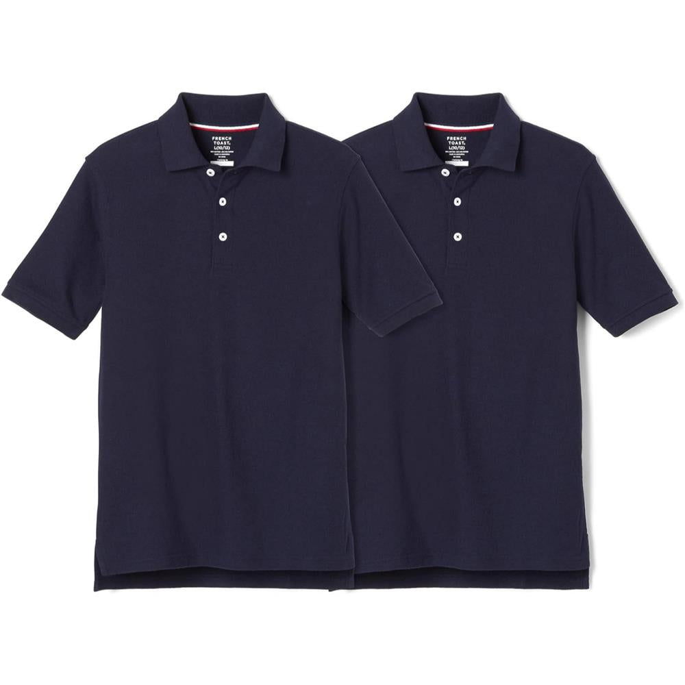 French Toast Boys 4-20 Short-Sleeve Pique Polo - 2 Pack