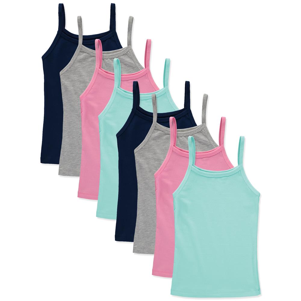 Cyndeelee Girls 4-14 8-Pack Cami