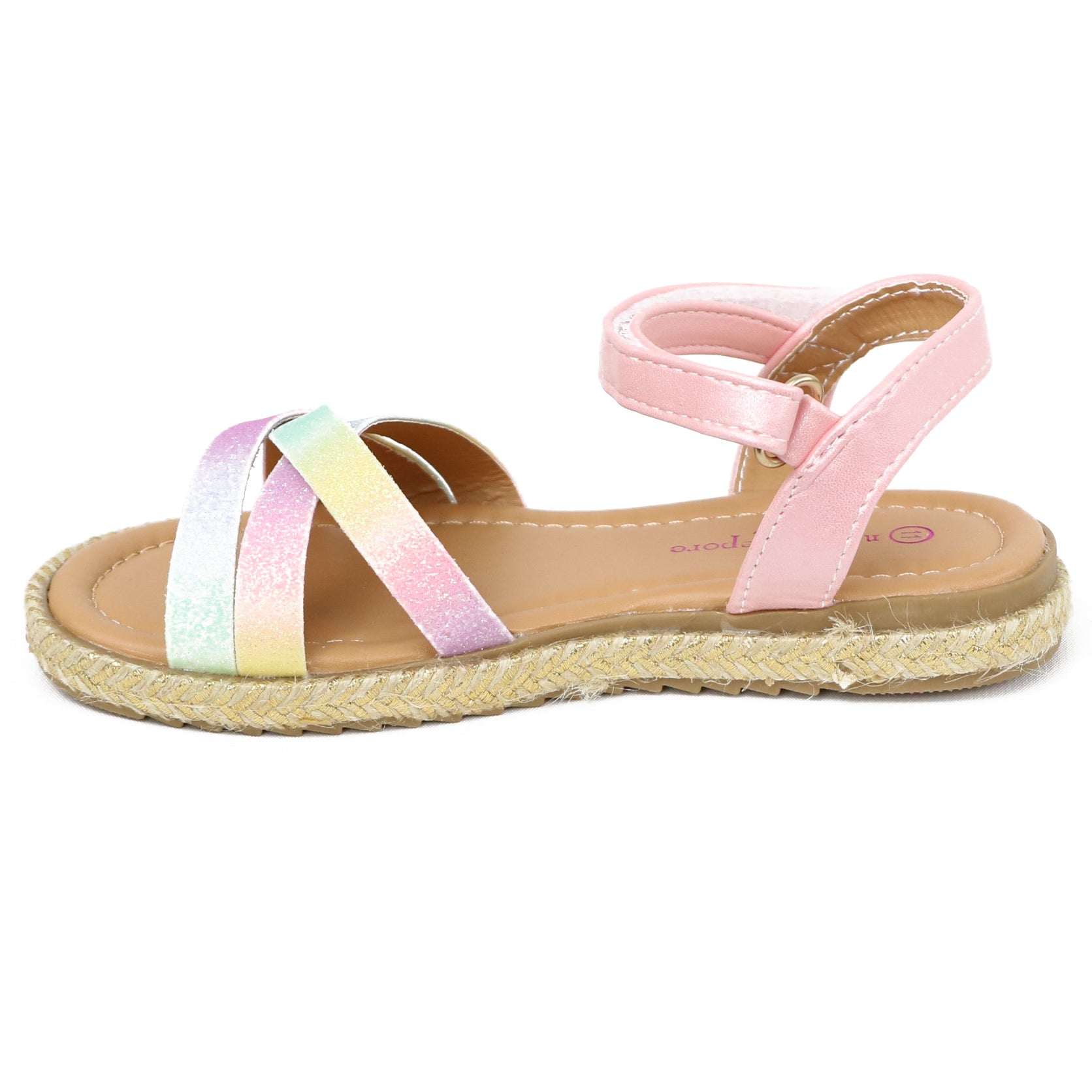 Nanette Lepore Girls Size 11-3 Open Toe Strappy Summer Espadrille Sandals (Little Kid/Big Kid)