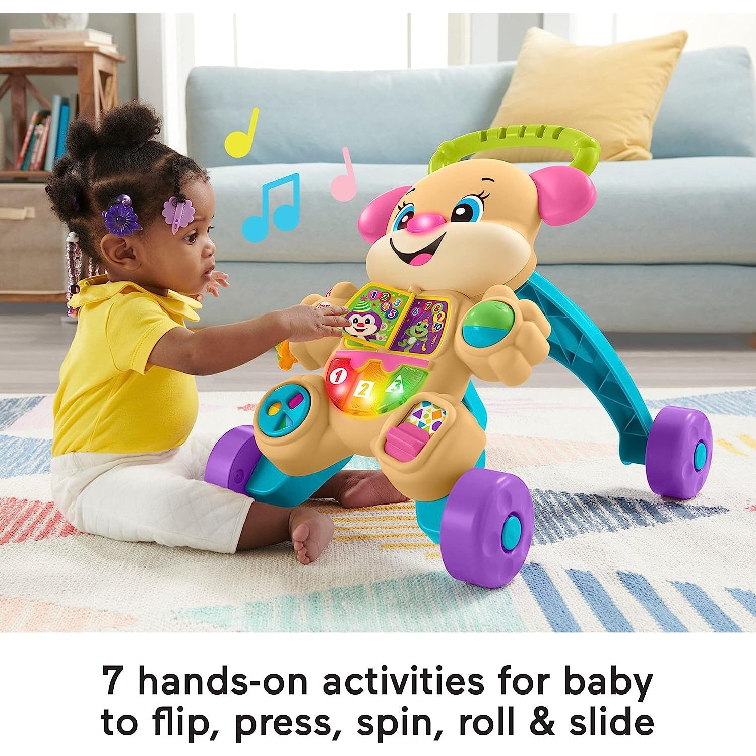 Fisher-Price Laugh & Learn Baby & Toddler Toy Smart Stages Learn With Sis Walker