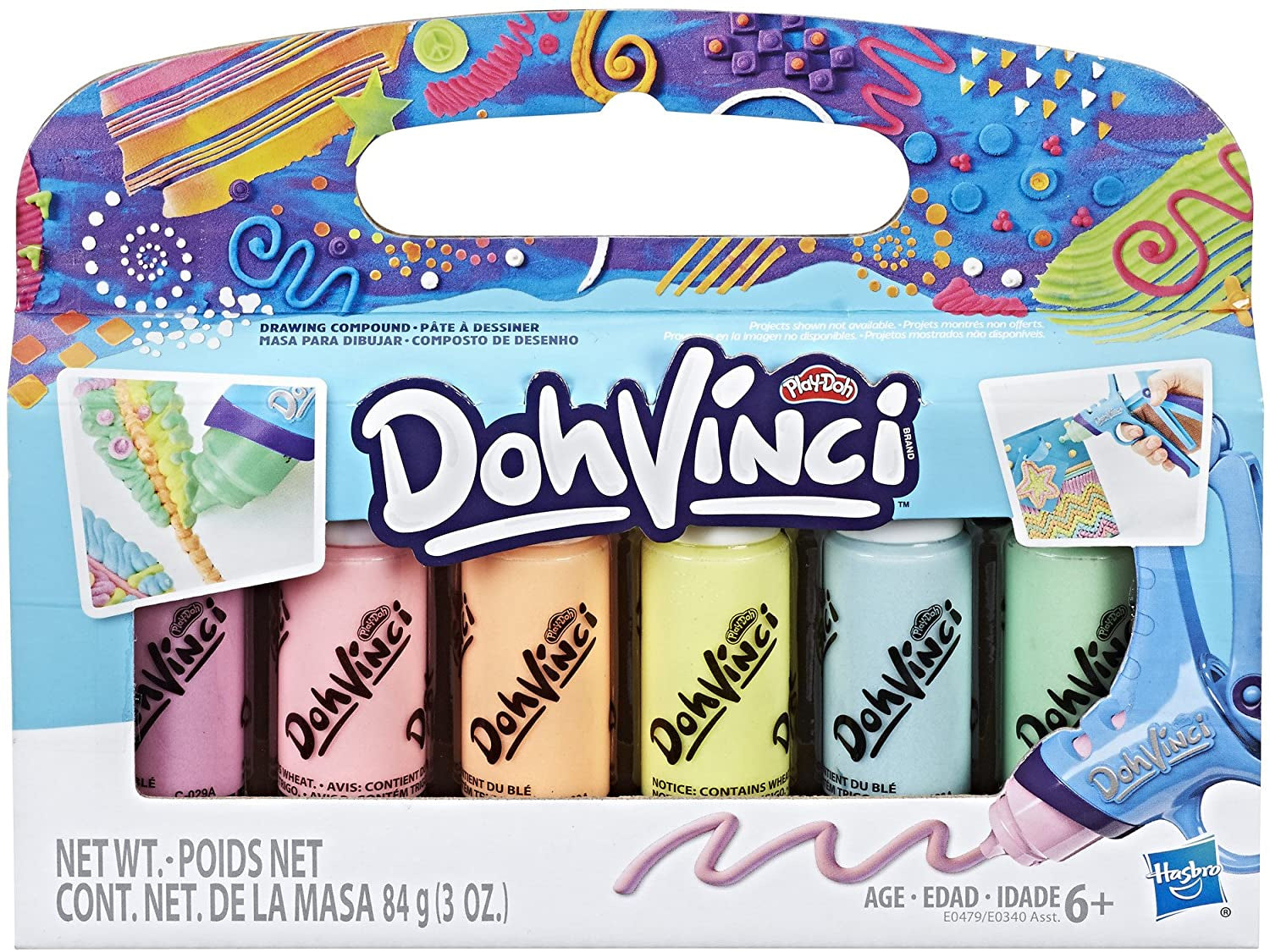 Play-Doh DohVinci 6-Pack Drawing Compound