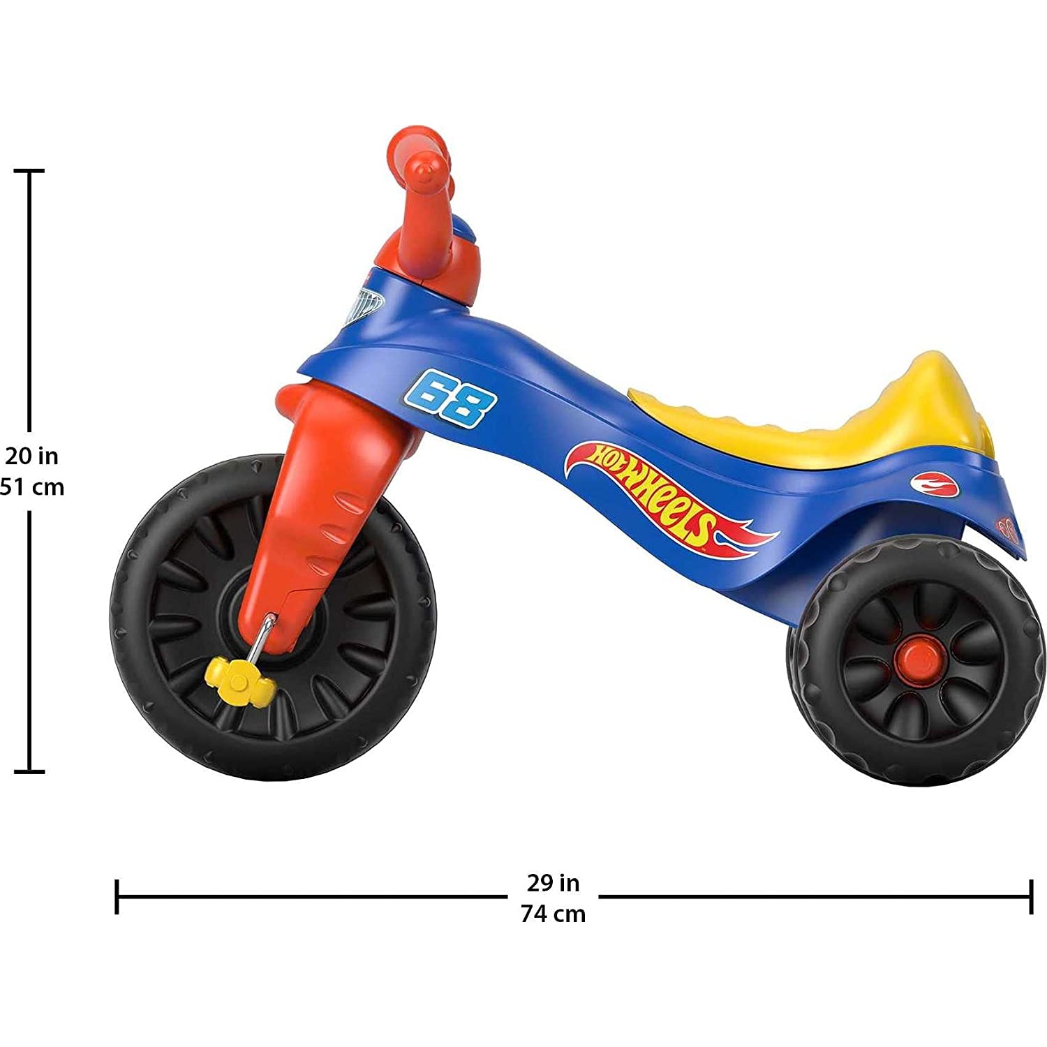 Fisher-Price Hot Wheels Toddler Tricycle Tough Trike Bike