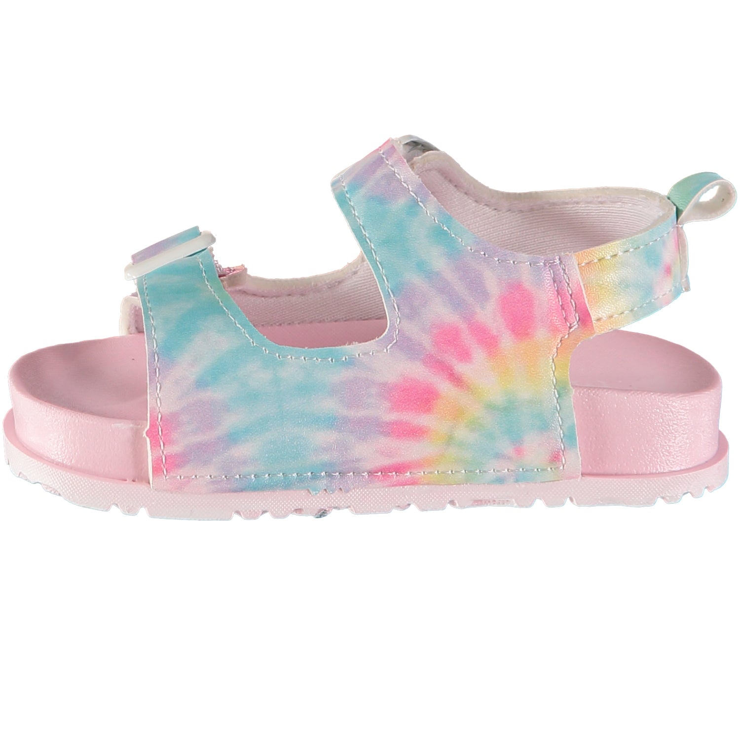 First Steps By Stepping Stones Baby Girls and Toddler Girls Tie Dye Slides Sandals