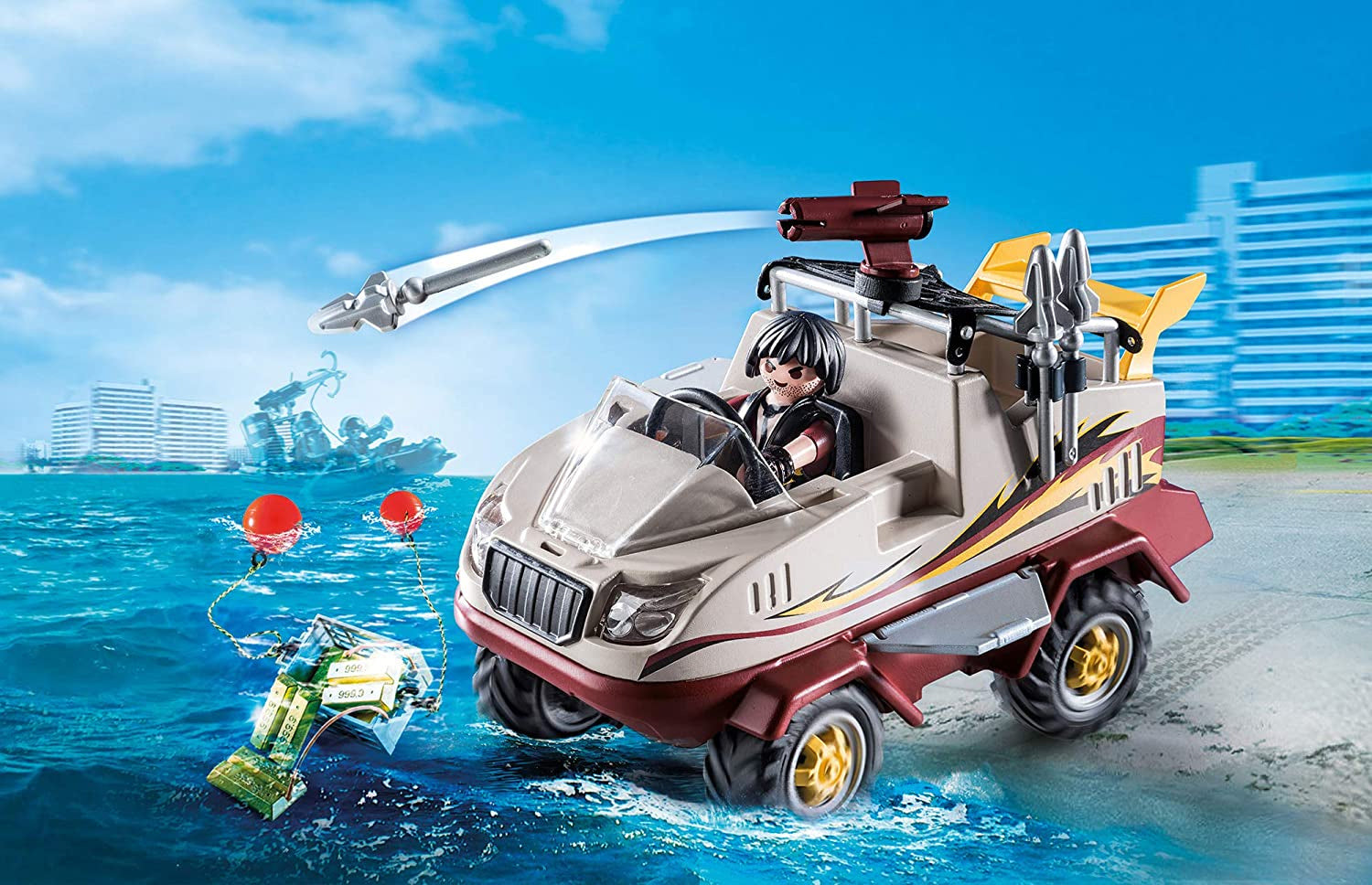 Playmobil City Action Amphibious Truck