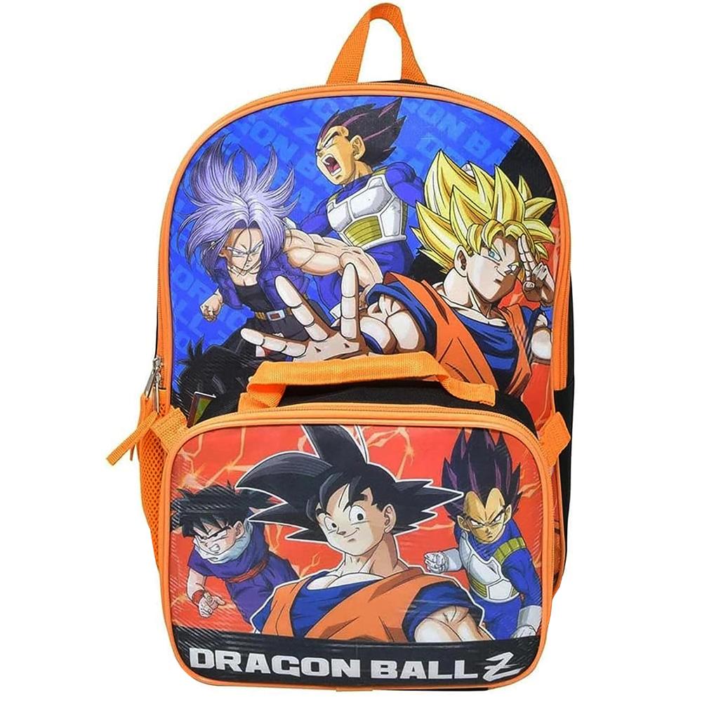 Bioworld Dragon Ball Z Backpack with Lunchbag