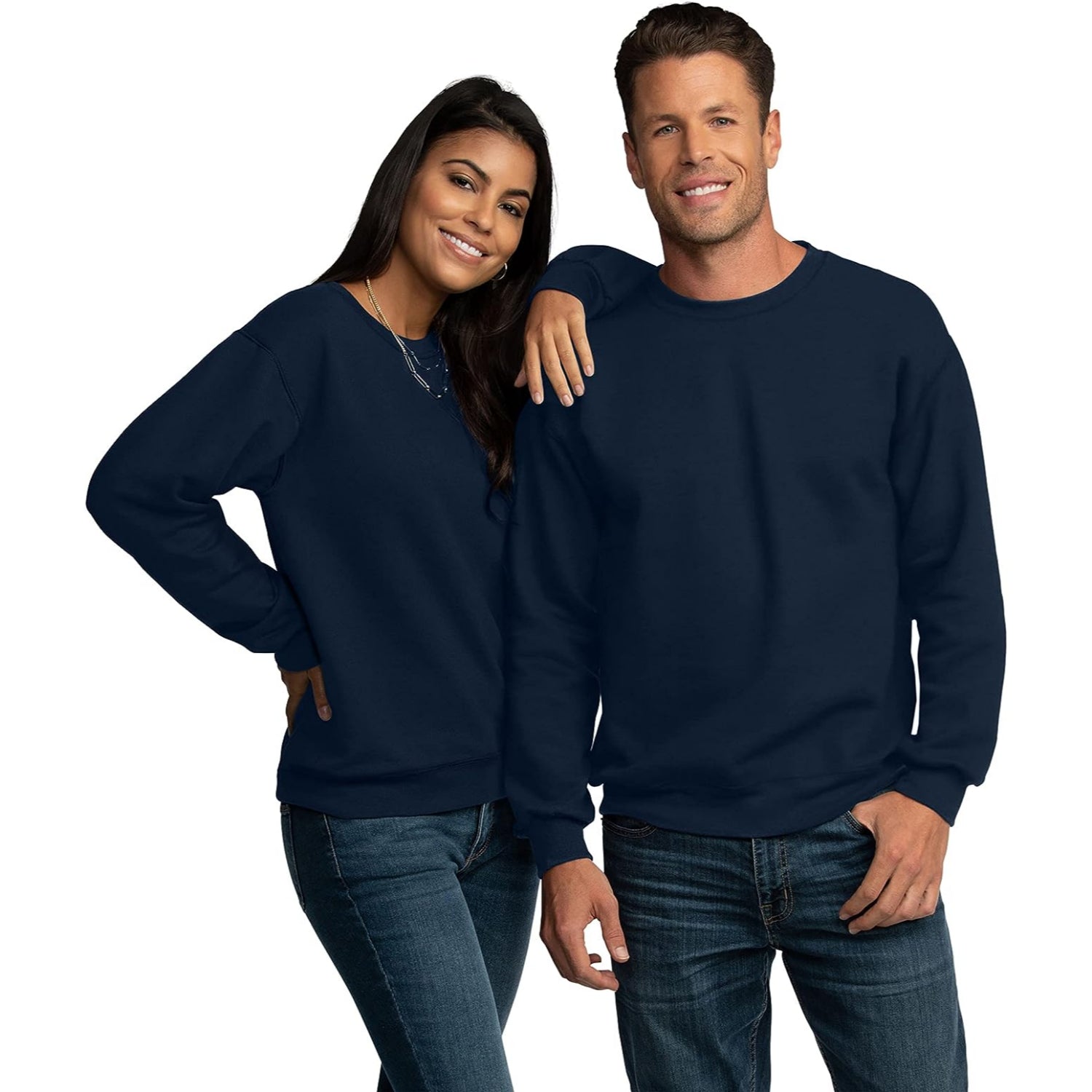 Fruit Of The Loom Mens S-4XL Eversoft Fleece Crewneck Sweatshirt