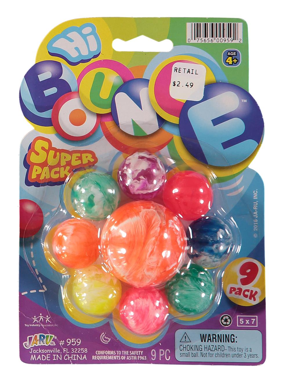 Ja-Ru Hi-Bounce Super Bounce Balls