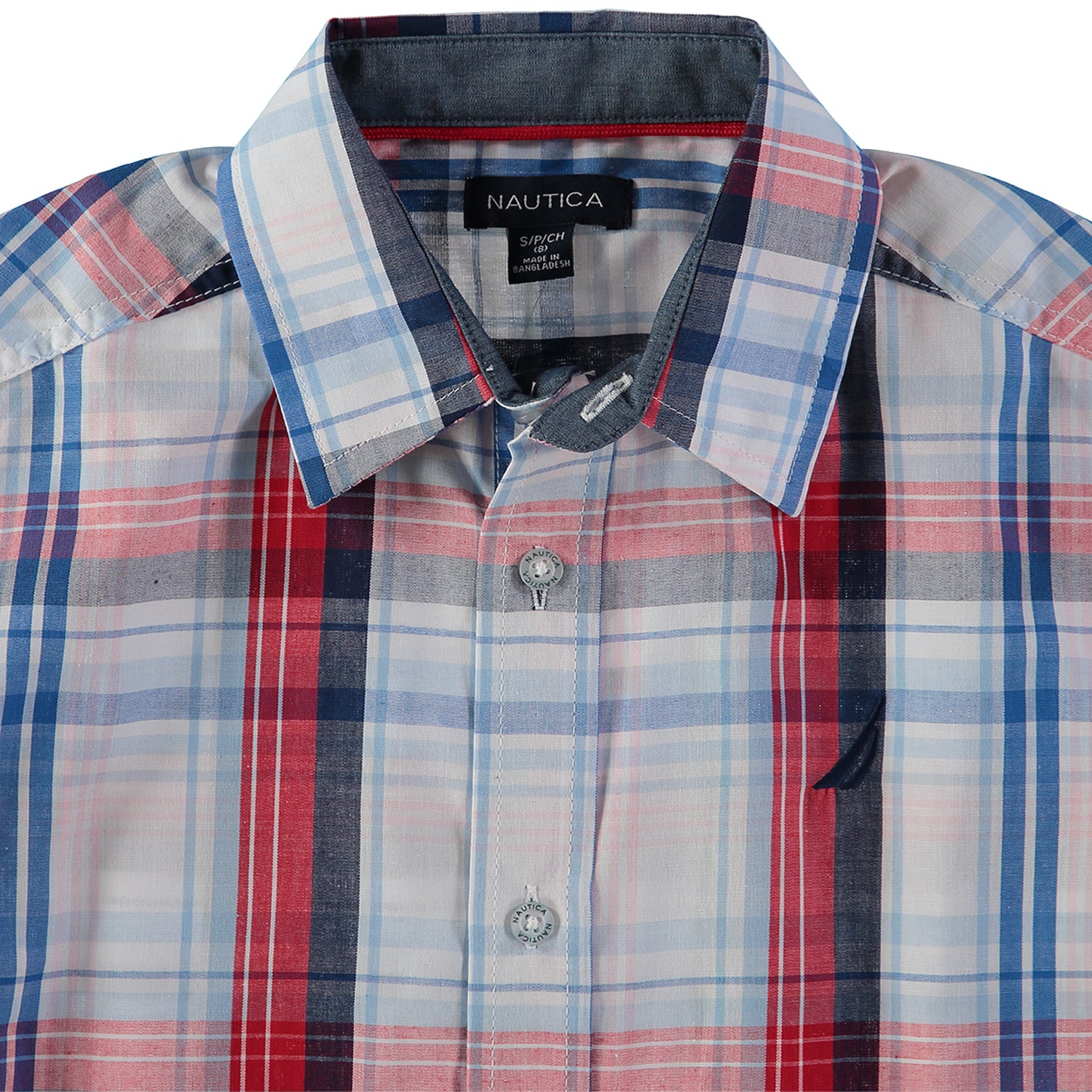 Nautica Boys 8-20 Plaid Woven Shirt