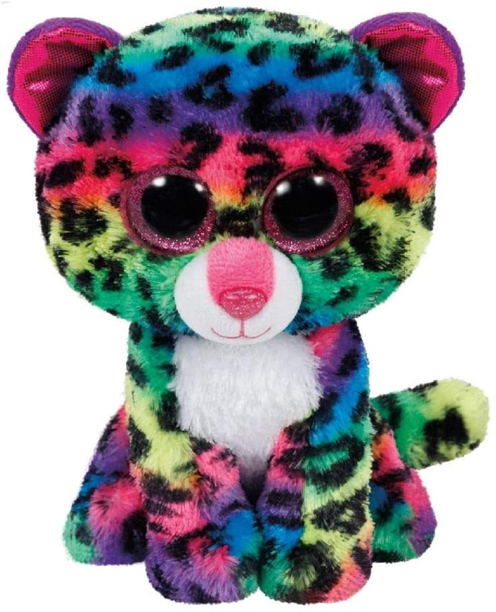 TY Dotty Multicolor Leopard, Small