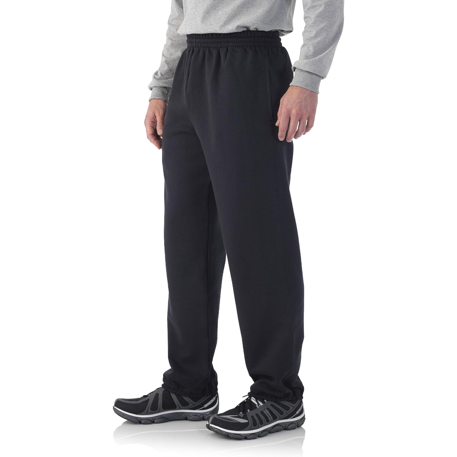 Fruit Of The Loom Mens XXL-4XL Elastic Bottom Fleece Jogger Sweatpant