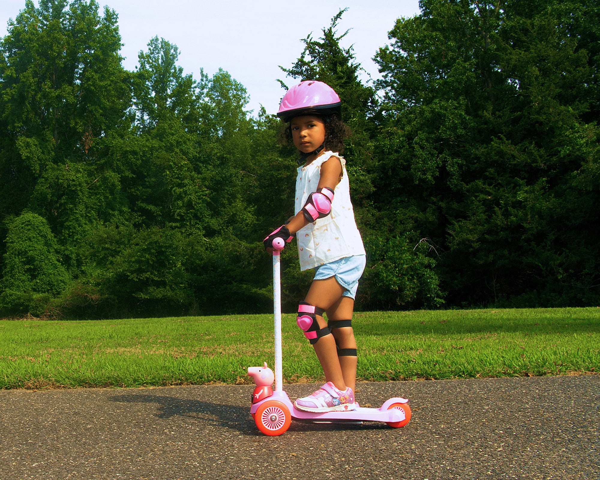 Peppa Pig 3D Self Balancing Kick Scooter