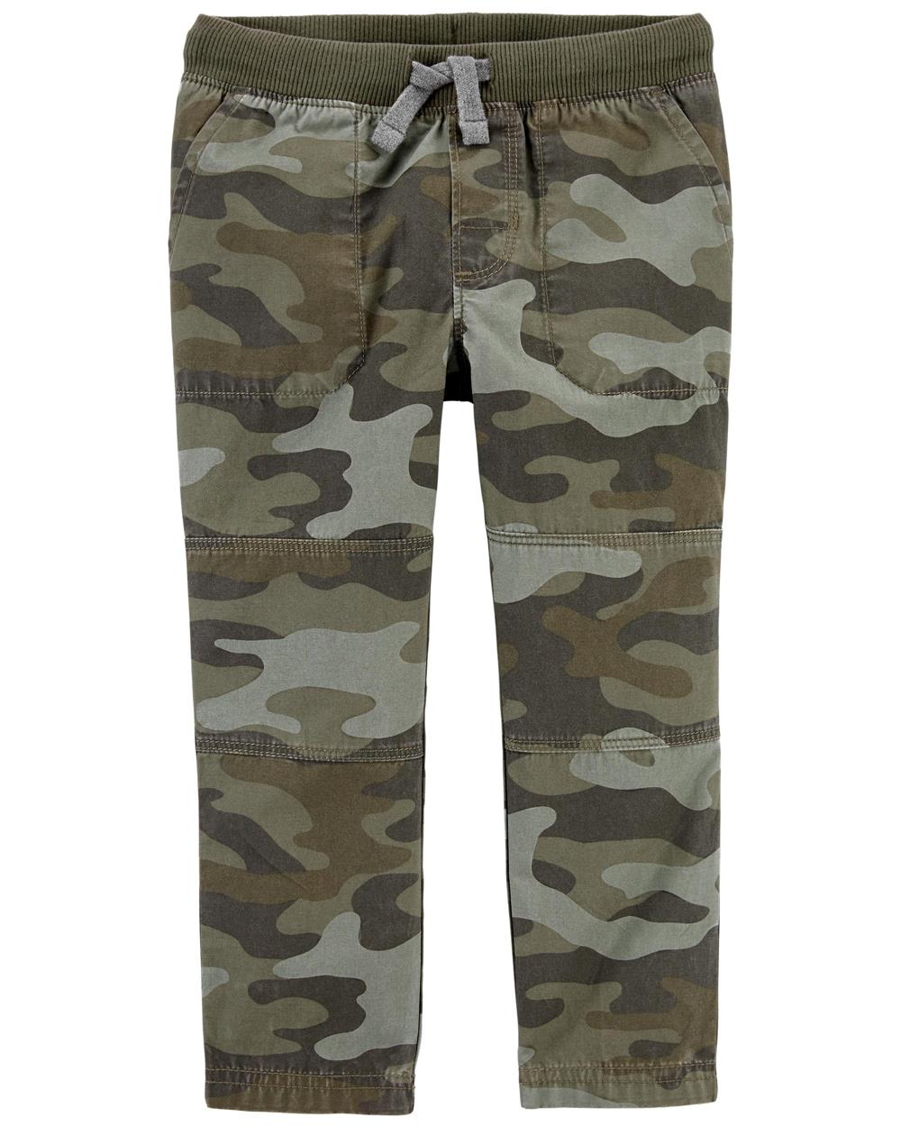 Carters Boys 2T-4T Camo Poplin Pant