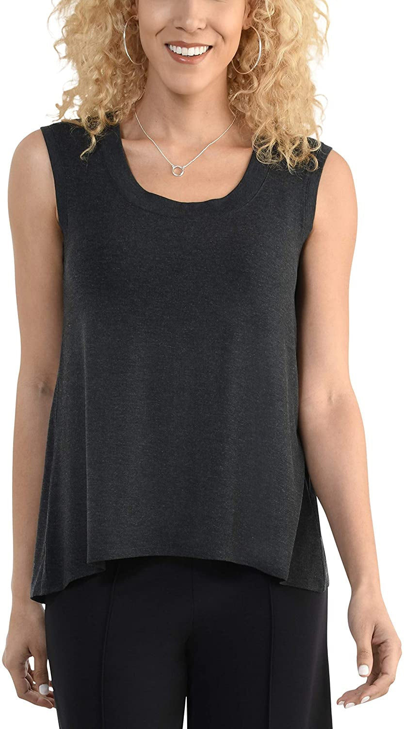 Seek No Further Womens Scoop Neck Shell Tank Top