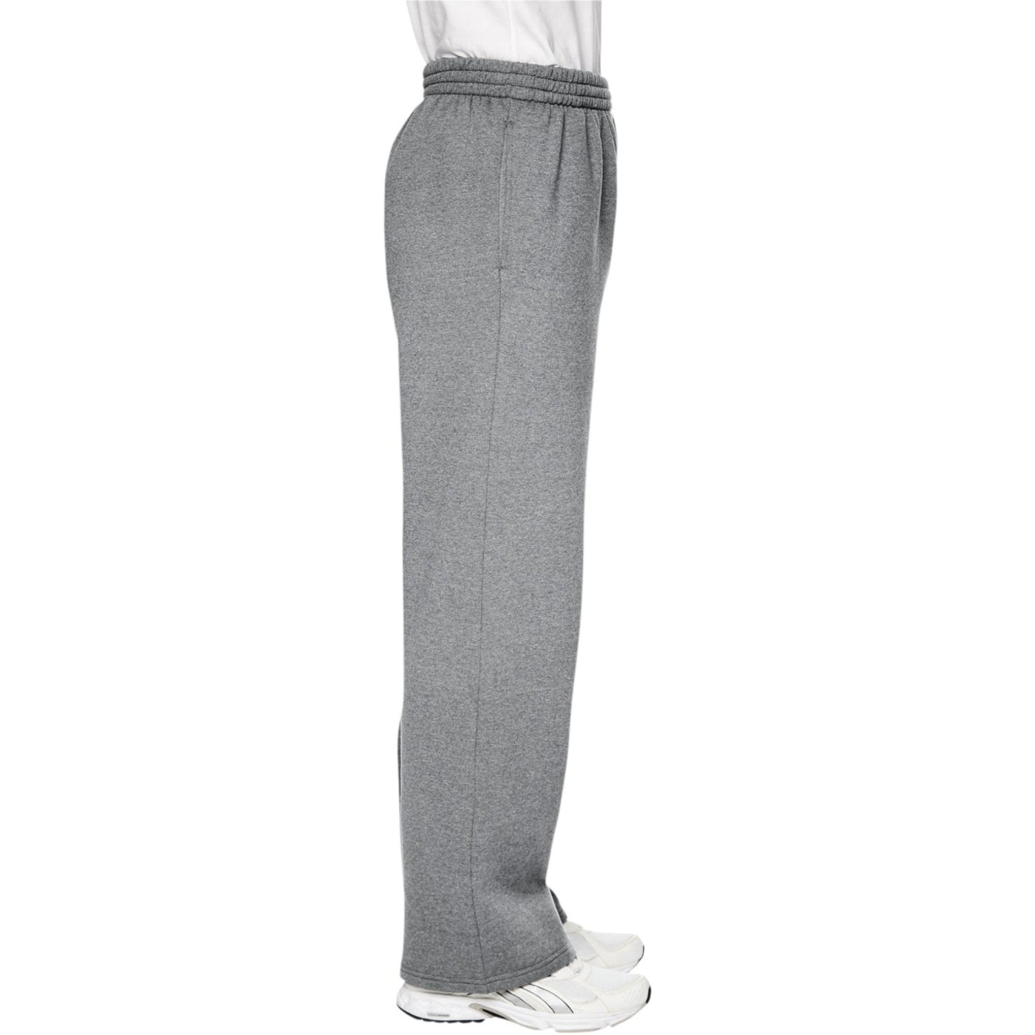 Fruit Of The Loom Mens S-4XL Fleece Open Bottom Sweatpants