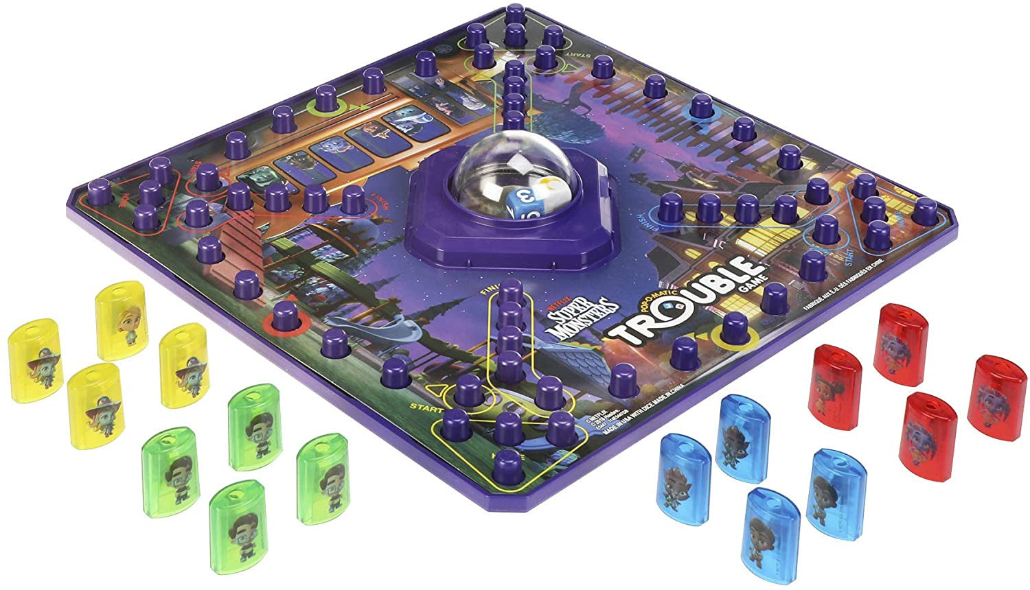 Hasbro Games Trouble: Netflix Super Monsters Edition Board Game