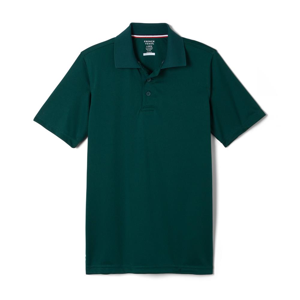 French Toast Mens Short Sleeve Performance Polo