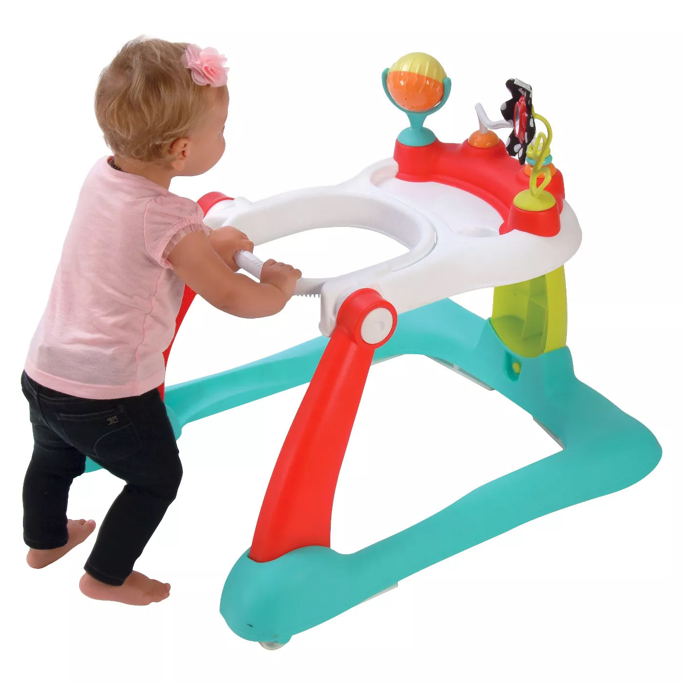 Kolcraft Tiny Steps 2-in-1 Infant & Baby Activity Walker